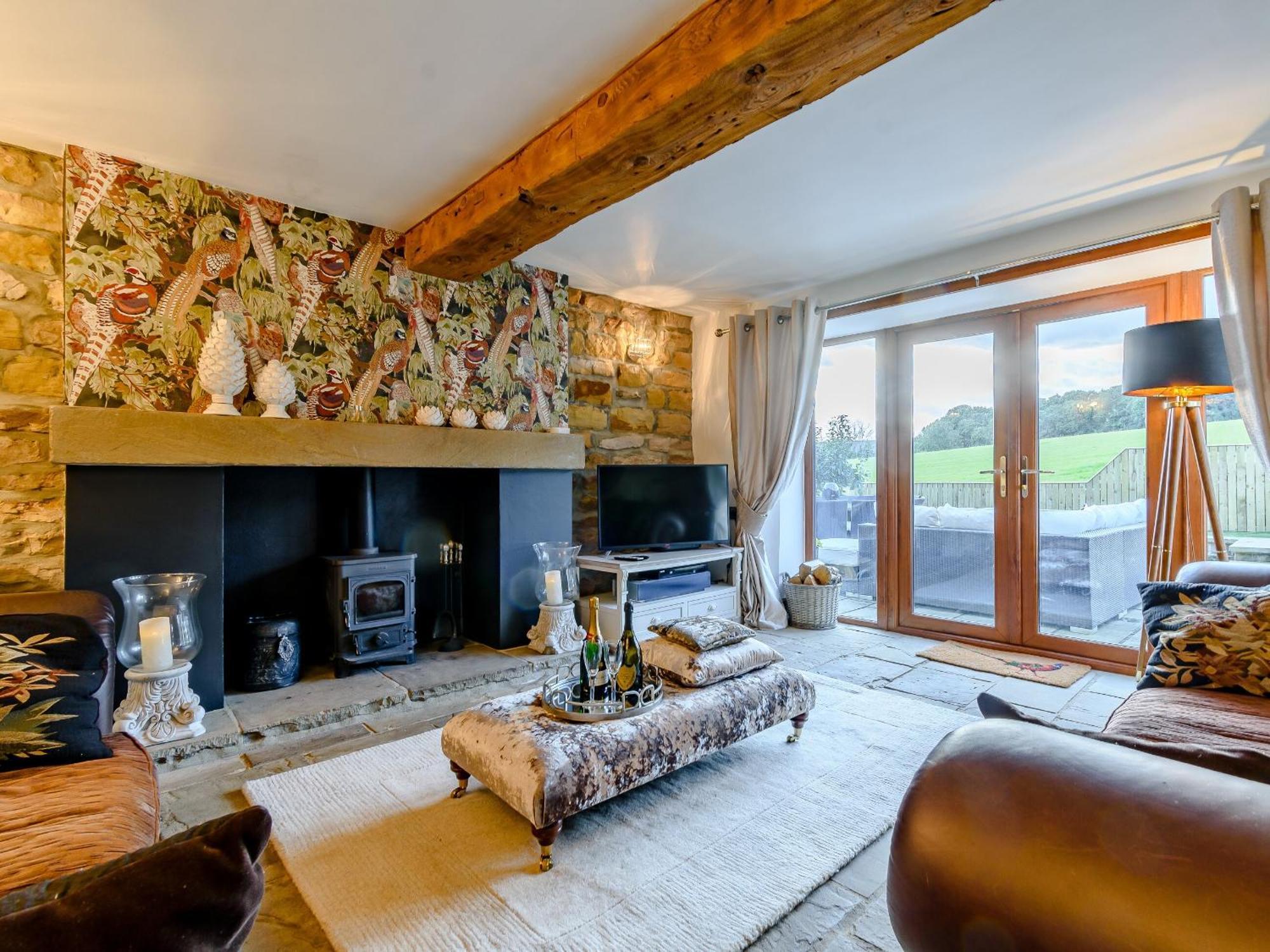 The Old Barn Villa Cloughton Bagian luar foto